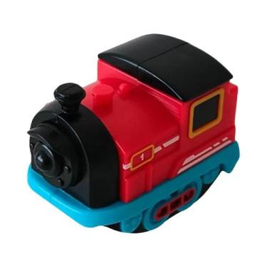 Imagem de Conjunto De Trem Com Trilhos Magnéticos, Brinquedo Elétrico Inteligent