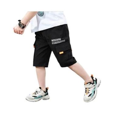 Imagem de Shorts De Verão Para Meninos Adolescentes, Calças Casuais Confortáveis