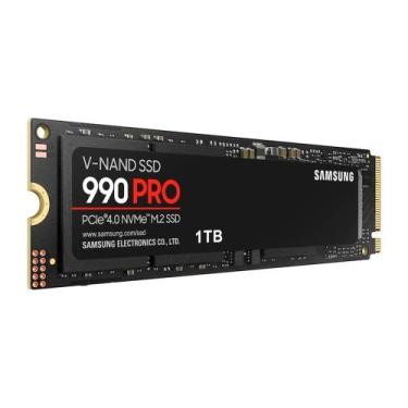 Imagem de SSD Samsung 990 PRO, 1TB, M.2 NVMe, PCIe Gen 4.0, Leitura 7450MB/s, Gr