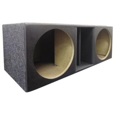Imagem de Caixa Vazia Para 2 Alto Falante 12" Modelo Turbo, Rasgada, Corvin E Ac