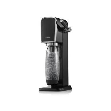 Imagem de Máquina para gaseificar água com garrafa de 1 litro Sodastream ART preta