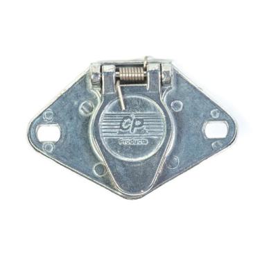 Imagem de Husky Conector de reboque resistente de zinco 4 vias 14623 para extremidade do carro