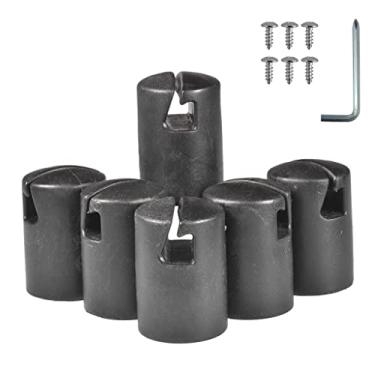 Imagem de Esquirla 6 Peças Tampas de Poste de Trampolim para Sistema de de de aço Plana, Protetor de Tampas de Haste de Pilar de Trampolim Durável, 13pcs