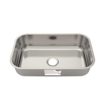 Imagem de Cuba de Embutir Tramontina 56 x 34 x 14 cm Basic 56 BL Standard em Aço Inox Sem Válvula