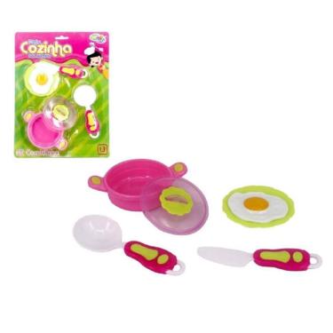 Imagem de Brincando de Casinha Cozinha com 6 peças Sortido - Wellmix