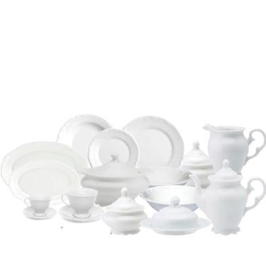 Imagem de Baixela e Serviço de Jantar Pomerode 52peças Porcelana  Branca Schmidt