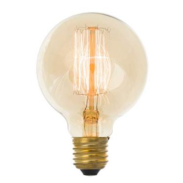 Imagem de 2X Lâmpada Filamento de Carbono G80 Edison Retro 40w 220V