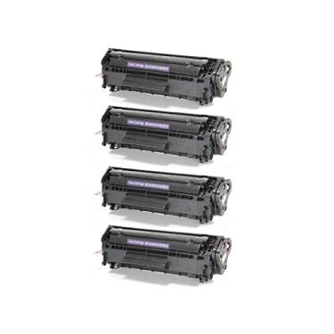 Imagem de Premier Kit 4 Toner Similar Compatível Q2612A 2612A 12A | 1010