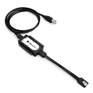 Imagem de Kingwin USI-2535 Adaptador universal USB 2.0 para SSD/SATA/IDE para discos rígidos de 2,5 polegadas, 3,5 polegadas, 5,25 polegadas