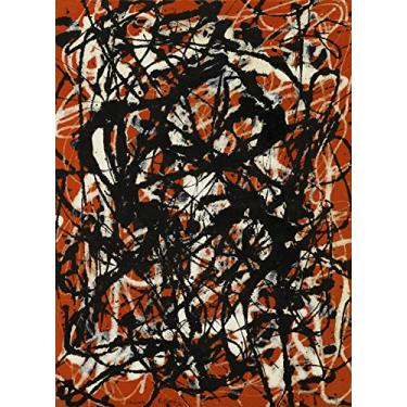 Imagem de Poster Arte Abstrata Forma Livre De Paul Jackson Pollock Em Tela ou Papel repro (Tela"Canvas" 110cm X 80cm)