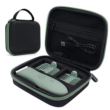 Imagem de Estojo para barbeador Meridian, bolsas rígidas Yewltvep compatíveis com aparador Meridian, estojo de armazenamento para aparador de pelos Meridian com espuma removível à prova de choque e espaço suficiente para acessórios