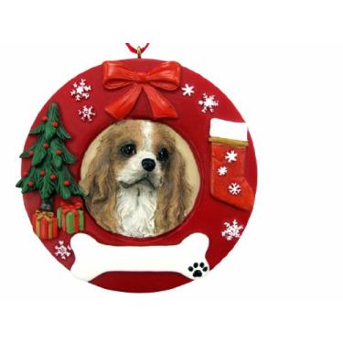 Imagem de E&S Pets Enfeite de Natal personalizado King Charles Cavalier