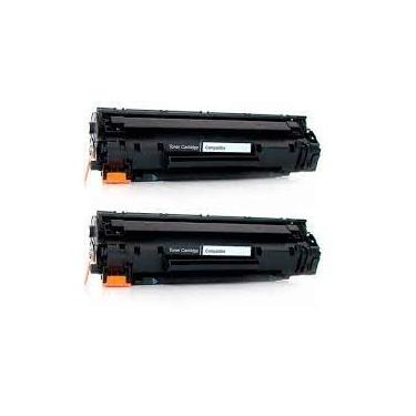 Imagem de Kit Com 02 Toner Compatível 283a 283 Cf283a 83a M127fn M127fw M127 M125 M201 M225 / novo