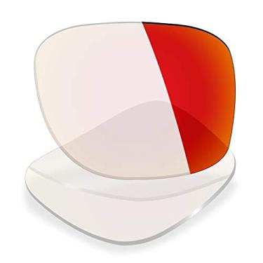 Imagem de Lentes de reposição Mryok UV400 para óculos Oakley Holbrook Asian Fit (AF) - Eclipse Red Photochromic