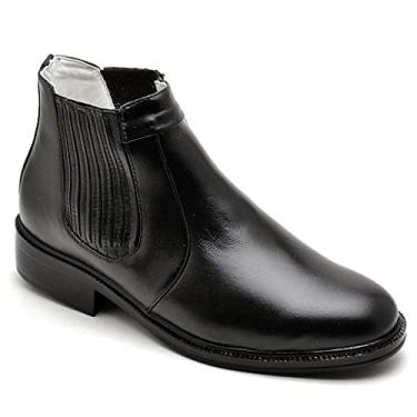 Imagem de Botina Casual Conforto Couro de Carneiro Preto 1501 Tamanho:41;Cor:Preto;Gênero:Homem