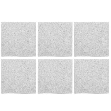 Imagem de Painel à prova de som, placa absorvente de som, estúdios de gravação de salas de karaokê portáteis convenientes para home theater KTV (cinza prata)