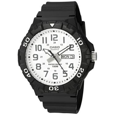 Imagem de Casio Série MRW200H | Relógio analógico masculino | Design esportivo | Resistência à ág...