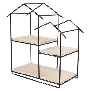 Imagem de Garneck 1 Peça Prateleira De Parede Rack De Armazenamento Divisores De Livros Montados Parede Para Prateleiras Prateleira De Montagem Parede Prateleiras De Armazenamento Parede