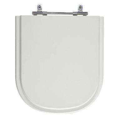 Imagem de Assento Sanitário Vogue Plus Cinza Real (Claro) Tampa para Vaso Deca de Madeira Laqueada - SB