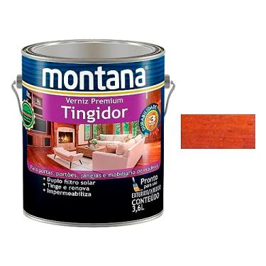 Imagem de Tinta Verniz Mogno Madeira Brilhante Montana 3,6 Litros