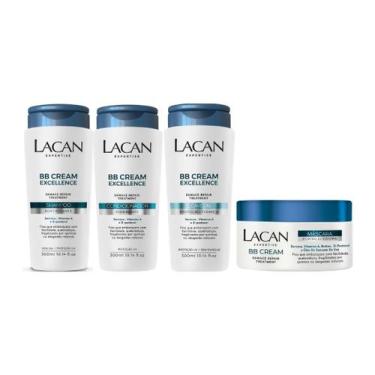 Imagem de Kit Lacan Bb Cream Shampoo Condicionador Leave-In Mascara