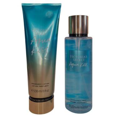 Imagem de Kit Victoria's Secret Aqua Kiss Body Splash + Loção