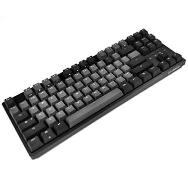 Imagem de DURGOD Teclado mecânico para jogos Taurus K320 TKL - 87 teclas - Double Shot PBT - NKRO - USB Tipo C (Cherry Silent Red, Space Grey)