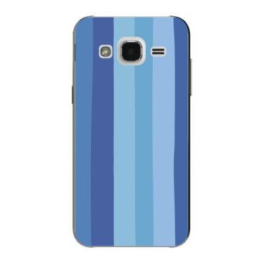 Imagem de Capa Case Capinha Samsung Galaxy  J2 Arco Iris Azul - Showcase