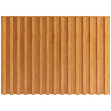 Imagem de Cabeceira Casal/Queen Size Móveis Europa Vitória Ripada com Detalhes em Baixo Relevo - 166cm de largura