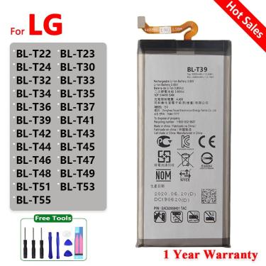 Imagem de Bateria de telefone de substituição original para LG BL T22 T23 T24 T30 T32 T34 T36 T37 T39 T41 T42