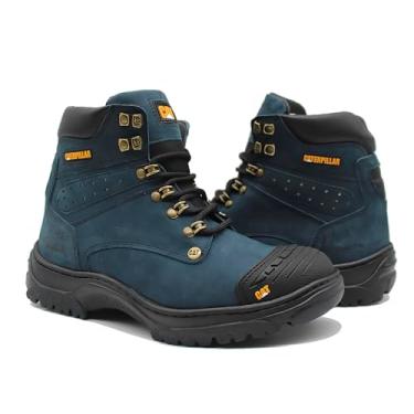 Imagem de Bota Coturno Cat Couro Legítimo e Biqueira (Marinho, BR, Adulto, Numérico, 38)