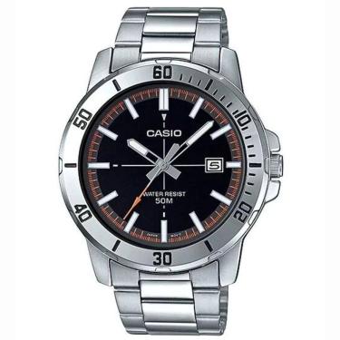Imagem de Relógio CASIO Masculino MTP-VD01D-1E2VUDF Analógico Prata