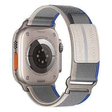 Imagem de Pulseira de reposição para Apple Watch Series 8 Series 7 Series SE2 SE 6 5 4 4 3 2 1, azul/cinza