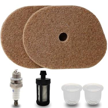 Imagem de Pacote com 2 filtros de ar FS56 para Sti hl FS40 FS40C FS50 FS50C FS50L FS56 FS56R FS56C FS56RC FS70 FS70C FS70RC FC56C FC70C KM56R KM56C KM56RC HT56C Triplo mmer Replace 4144 4-124-2800 (2 peças)