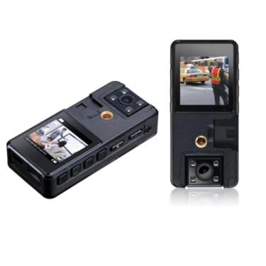 Imagem de Mini Câmera Com Tela Display A39 1080p Full Hd BodyCam Segurança Corpo Colete Áudio Vídeo Gravação Contínua