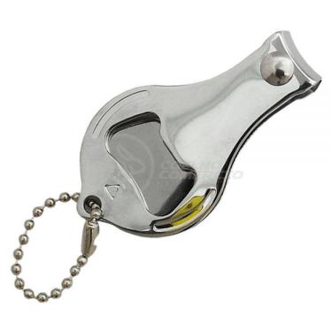 Imagem de Kit 10 Cortador Unha C/ Lixa Inox Abridor Garrafa Chaveiro