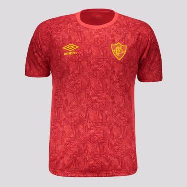 Imagem de Camisa Umbro Fluminense Treino 2024 Vermelha