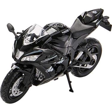 Imagem de MINIATURA MOTO KAWASAKI NINJA ZX-10RR SERIE CALIFORNIA CYCLE