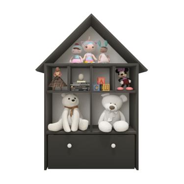 Imagem de Casinha Organizadora de Brinquedos Infantil 100% MDF PlanCasa