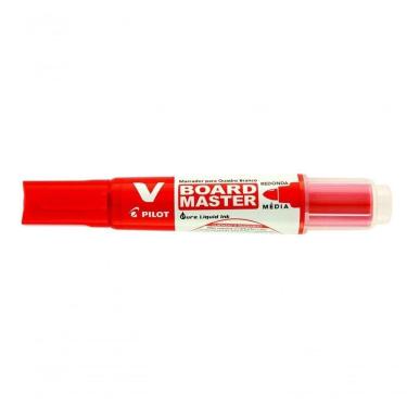 Imagem de Marcador Para Quadro Branco V-board Master Pilot Recarregável Vermelho