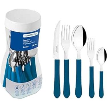 Imagem de Faqueiro Tramontina Leme com Lâminas em Aço Inox e Cabos de 