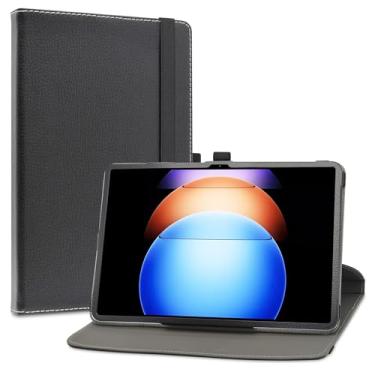 Imagem de LiuShan Capa de rotação compatível com Xiaomi Pad 6S Pro, suporte de rotação de 360 graus, capa de poliuretano para tablet Xiaomi Pad 6S Pro 12,4 polegadas 2024 (não serve para outro tablet), preta