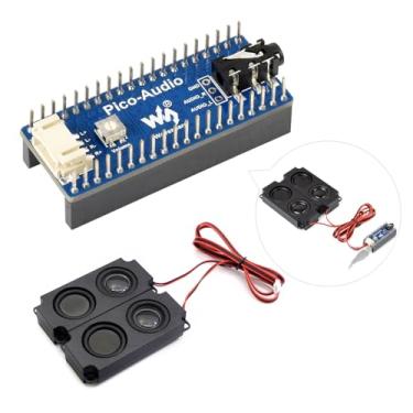 Imagem de Waveshare Audio Expansion Module for Raspberry Pi Pico Wide Range Audio Sampling Rate Headphone and Speaker Signal Output at The Same Time