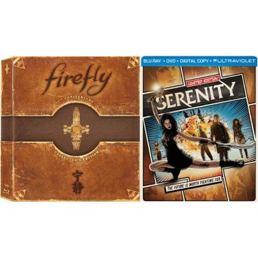 Imagem de Josh Whedon's Cult Classic Series Firefly The Complete Series 15th Anniversary Collector's Edition & Serenity Limited Steelbook Blu-ray Bundle