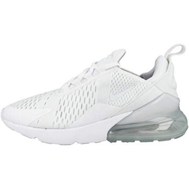 Imagem de Nike Tênis masculino Nike Air Max 270 Ps infantil preto Ao2372-006, Branco Branco Branco Mtlc Prata 103, 15