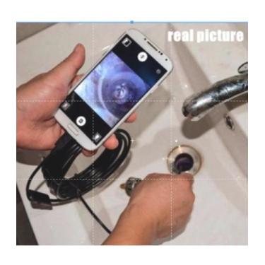 Imagem de 1.5m 7mm Android Endoscópio Câmera Flexível Ip67 6leds - E-THINK