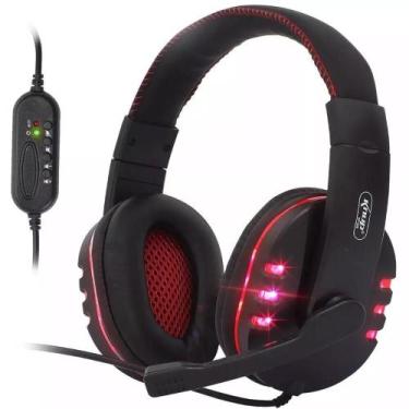 Imagem de Headset Gamer Pc Notebook Som Do Jogo e Chat Plug USB 2.0 7.1 Virtual 