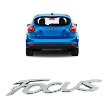 Imagem de Emblema Letreiro Ford Focus Ano 2014 a 2016 Peça Cromada Fita 3M