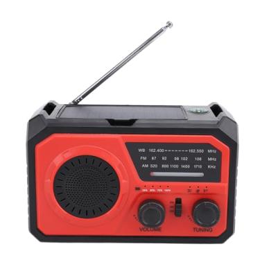 Imagem de Rádio de Emergência, Rádio de Emergência Com Manivela FM AM WB para Exploração Ao Ar Livre