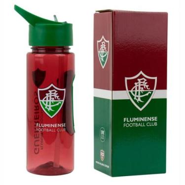Imagem de Garrafa Plástico Canudo Academia Apoio 700ml Fluminense - Mileno